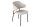 Chaise de salle à manger Retro en métal bouclé gris noir