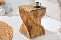 Table dappoint en bois de manguier H : 45 cm Artisanat...