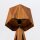 Lampe de table tripode en teck plaqué bois 62 cm de haut E27