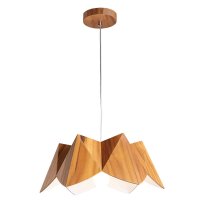 Extraordinaire lampe à suspendre bois...
