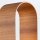 Lampe de table en bois plaqué teck verre 54 cm de haut E27 Moderne