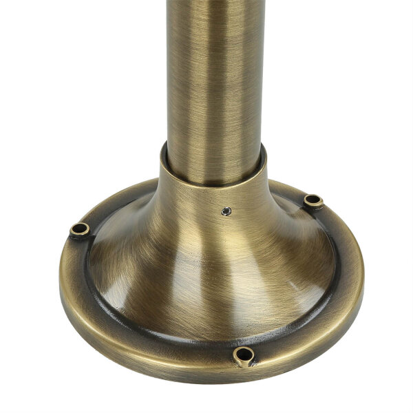 Lampe dallée extérieure Laiton 100 cm Rustique à lancienne E27