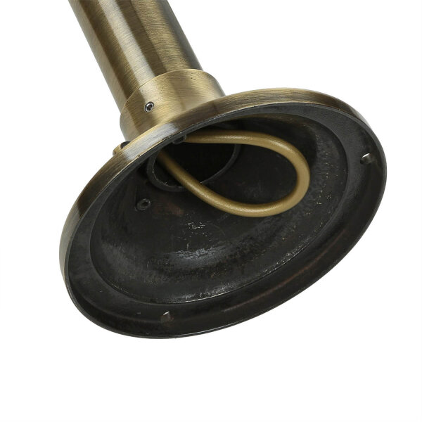 Lampe dallée extérieure Laiton 100 cm Rustique à lancienne E27