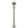Lampe dallée extérieure Laiton 100 cm Rustique à lancienne E27