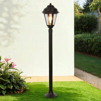 Lampadaire Jardin 100 cm Laiton Marron Rouille Rustique