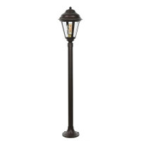 Lampadaire Jardin 100 cm Laiton Marron Rouille Rustique