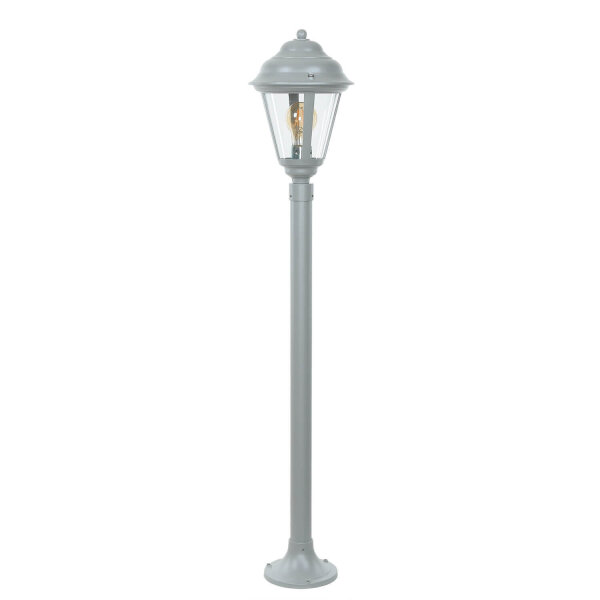 Lampe dallée en laiton gris 100 cm E27 Rustique E27