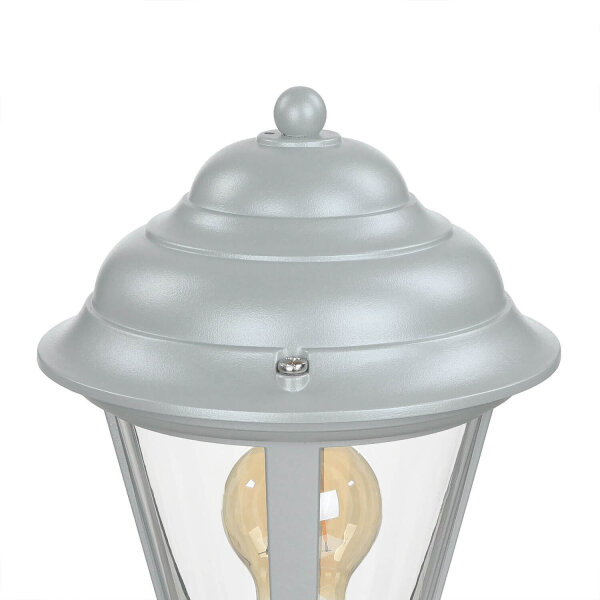 Lampe dallée en laiton gris 100 cm E27 Rustique E27