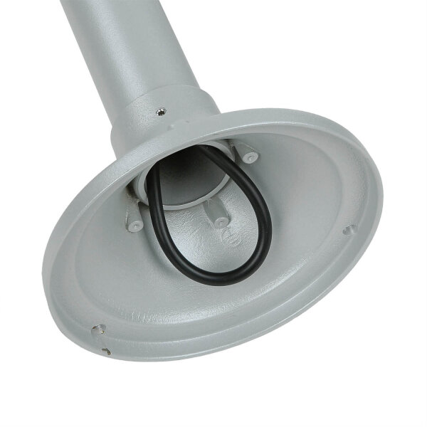 Lampe dallée en laiton gris 100 cm E27 Rustique E27