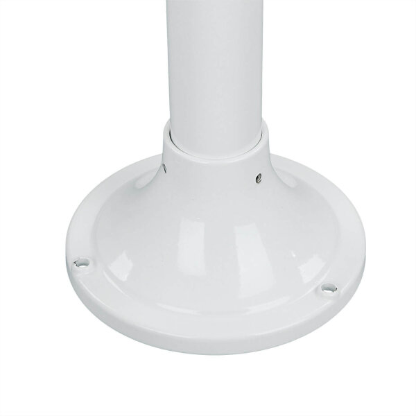 Lampe dallée laiton massif blanc 100 cm Rustique jardin