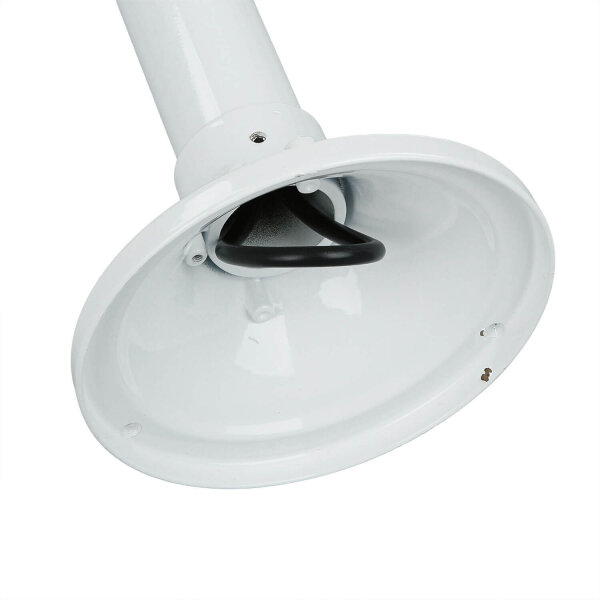 Lampe dallée laiton massif blanc 100 cm Rustique jardin