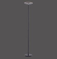 Lèche-plafond LED flexible noir Touch 181 cm dimmable