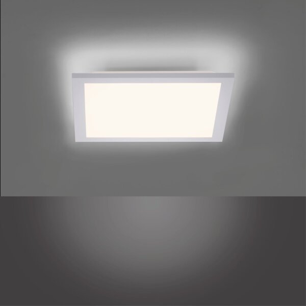Plafonnier LED blanc plat à faible éblouissement L:29,5 cm 3000 K