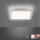 Plafonnier LED blanc plat à faible éblouissement L:29,5 cm 3000 K