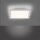 Plafonnier LED blanc plat à faible éblouissement L:29,5 cm 3000 K