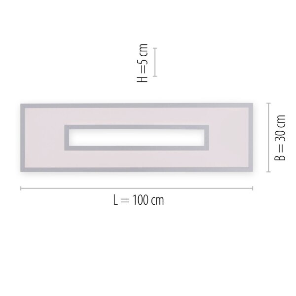 Lampe de plafonnier LED Blanc Lumière RGB dimmable 2700-5000 K 34 W