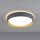 Plafonnier LED Gris Naturel Ø40 cm 3400 lm dimmable