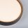 Plafonnier LED Noir Naturel Ø40 cm 3400 lm dimmable
