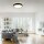 Plafonnier LED Noir Naturel Ø40 cm 3400 lm dimmable
