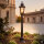 Lampe de jardin sur pied BISHOP H:117cm en bronze antique