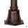 Lampe de jardin sur pied BISHOP H:117cm en bronze antique