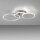 Lampe de plafonnier LED en acier métal blanc chaud 26 W mobile