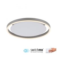 Lampe de plafonnier LED aluminium métal...