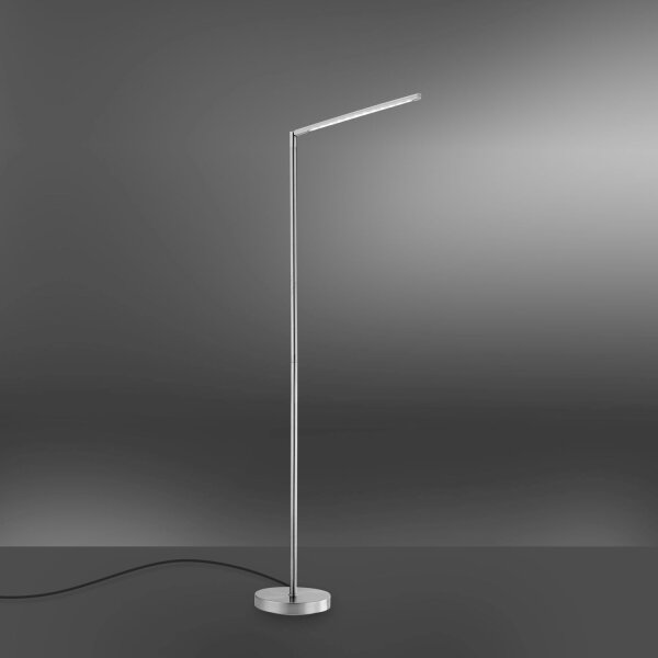 Lampadaire LED orientable en acier 3000 K dimmable