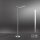 Lampadaire LED orientable en acier 3000 K dimmable
