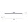 Applique LED en métal chromé 1550 lm blanc neutre 60 cm