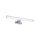 Applique murale LED en métal chromé 4000 K blanc neutre 7 W