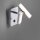 Spot mural LED en acier métal mobile 225 lm interrupteur
