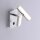 Spot mural LED en acier métal mobile 225 lm interrupteur