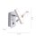 Spot mural LED en acier métal mobile 225 lm interrupteur