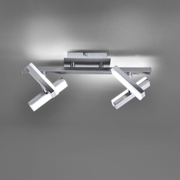 Spot de plafond à LED en acier métal mobile 225 lm 39 cm