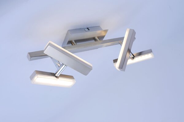 Spot de plafond à LED en acier métal mobile 225 lm 39 cm
