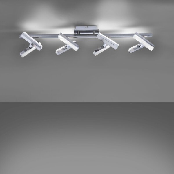 Spot de plafond à LED en acier métal flexible 225 lm 70 cm