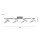 Spot de plafond à LED en acier métal flexible 225 lm 70 cm