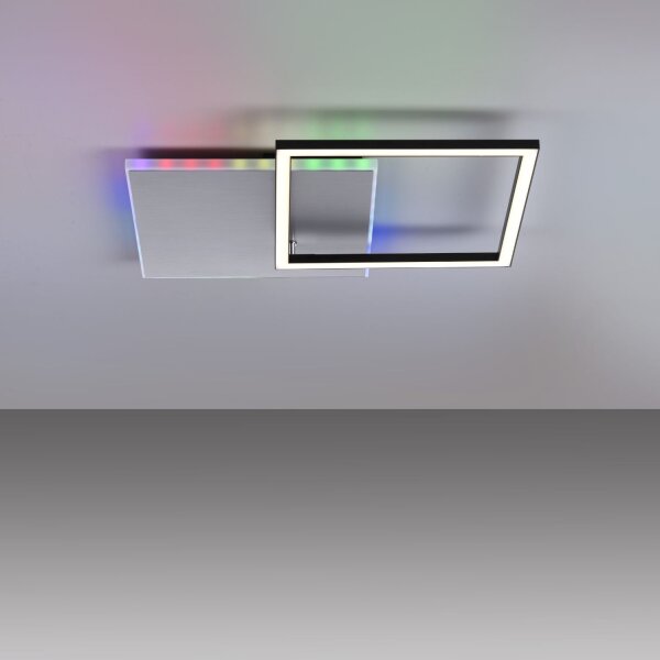 Lampe de plafonnier LED à intensité variable Rainbow RGB avec télécommande
