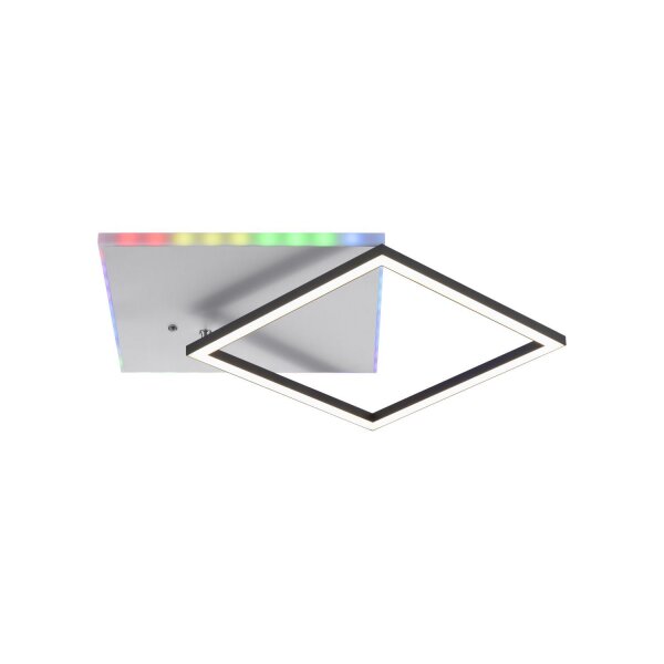 Lampe de plafonnier LED à intensité variable Rainbow RGB avec télécommande