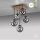 Lampe de plafonnier stylée verre bois E14 L:37 cm faible éblouissement