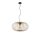 Lampe à suspendre Scandinave Métal Bois rond Ø50 cm E27