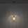 Lampe à suspendre Scandinave Métal Bois rond Ø50 cm E27