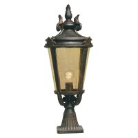 Lampe de jardin opulente design vintage H:68cm E27