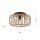 Plafonnier rond Scandinave Abat-jour en bois E27 Ø42 cm