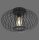 Lampe de plafonnier Scandinave Métal Bois E27 ronde Ø40 cm