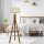 Tripod Lampadaire bois métal en laiton mat E27 145 cm