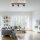 Spot de plafond réglable verre chêne E14 65 cm faible éblouissement