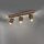 Spot mobile de plafond bois métal 76 cm E27 Vintage