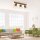 Spot mobile de plafond bois métal 76 cm E27 Vintage